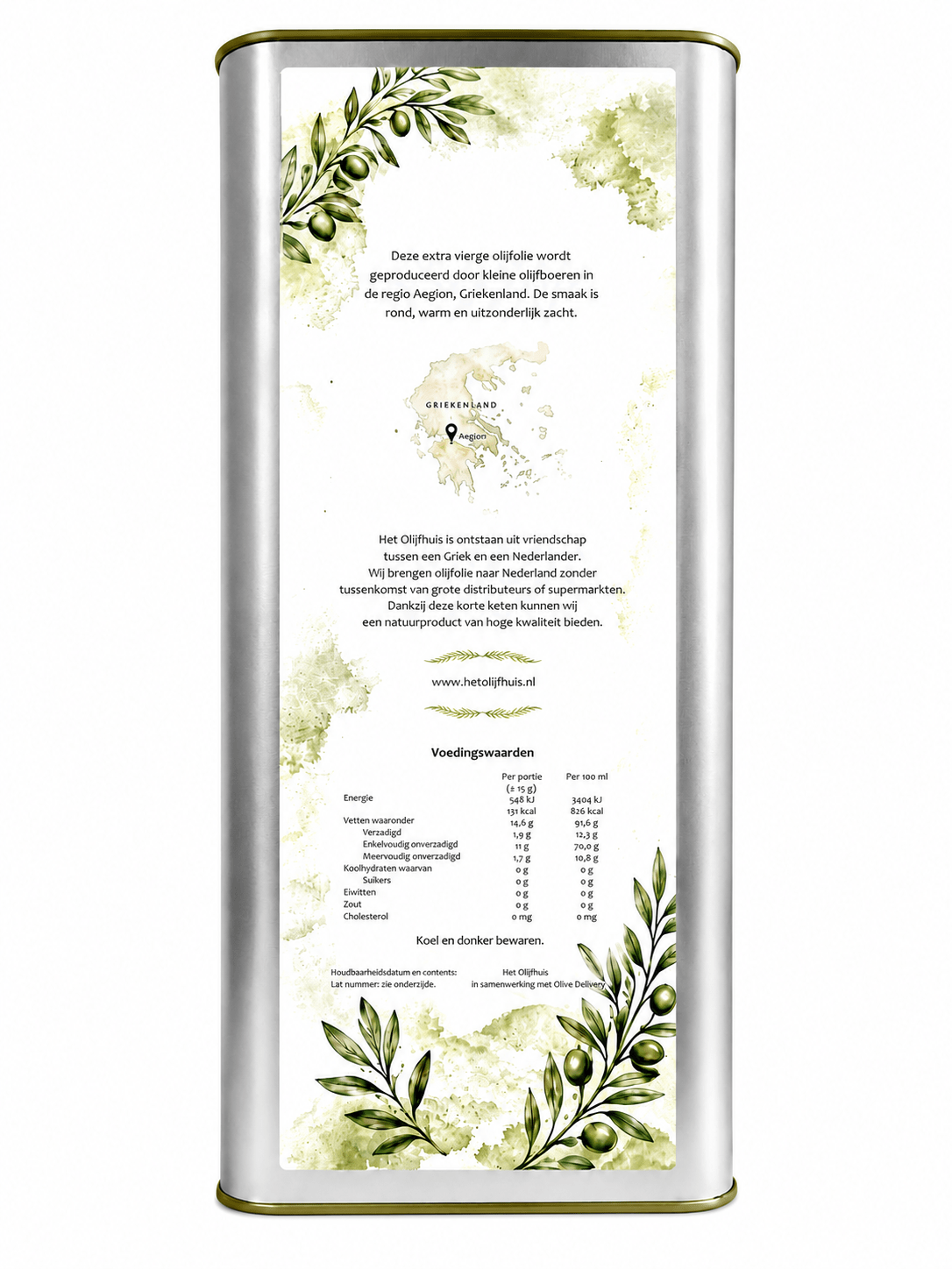 Extra vierge Griekse olijfolie - 5L - Afbeelding 2